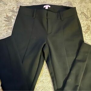Lilly Pulitzer Black Slim Trousers Size 8